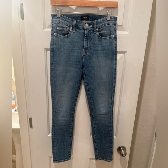 NWOT 7 For All Mankind Ankle Skinny Jeans - Sz. 27 - Picture 7 of 8